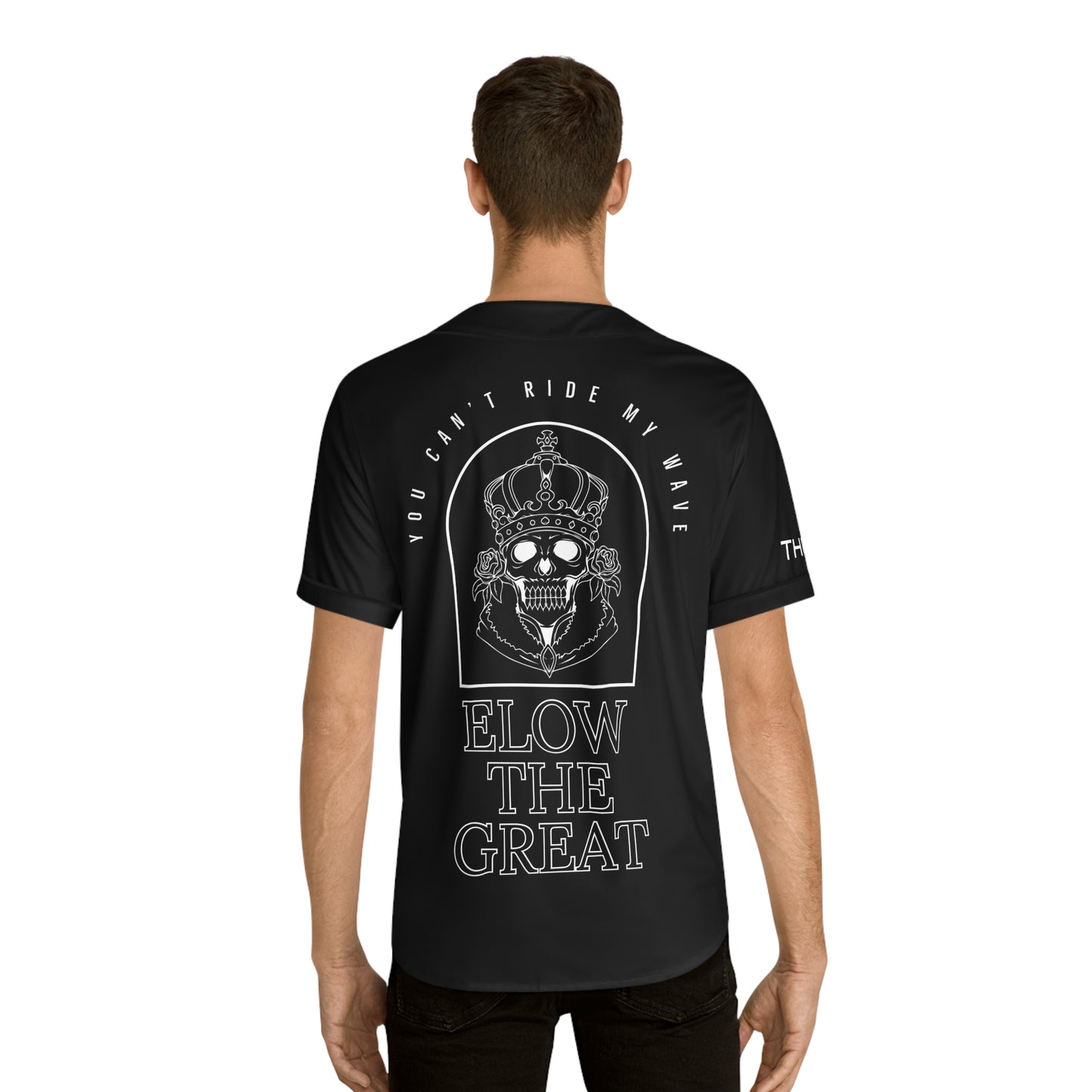 You Can’t Ride My Wave - Men's Baseball Jersey (AOP)