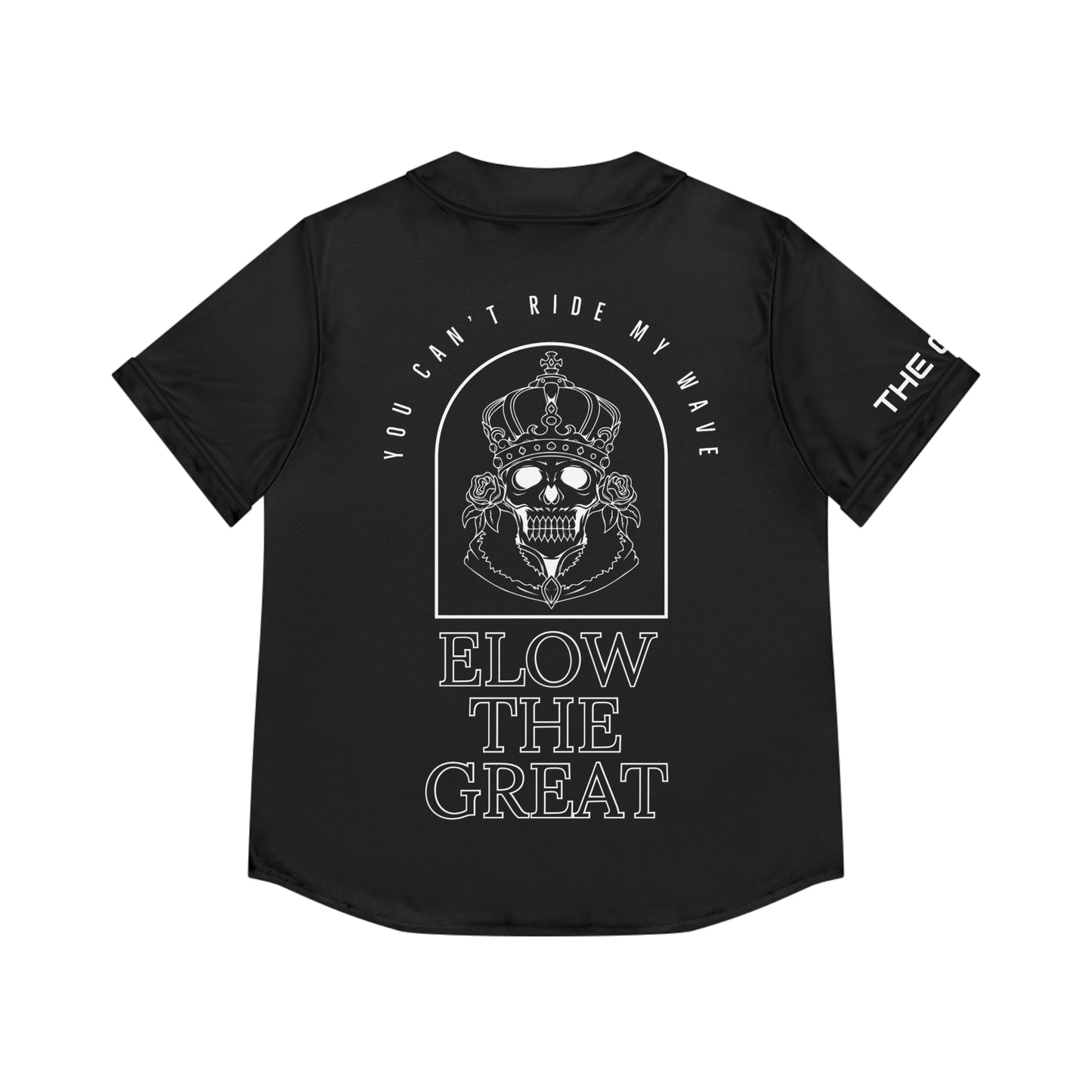 You Can’t Ride My Wave- Women's Baseball Jersey (AOP)