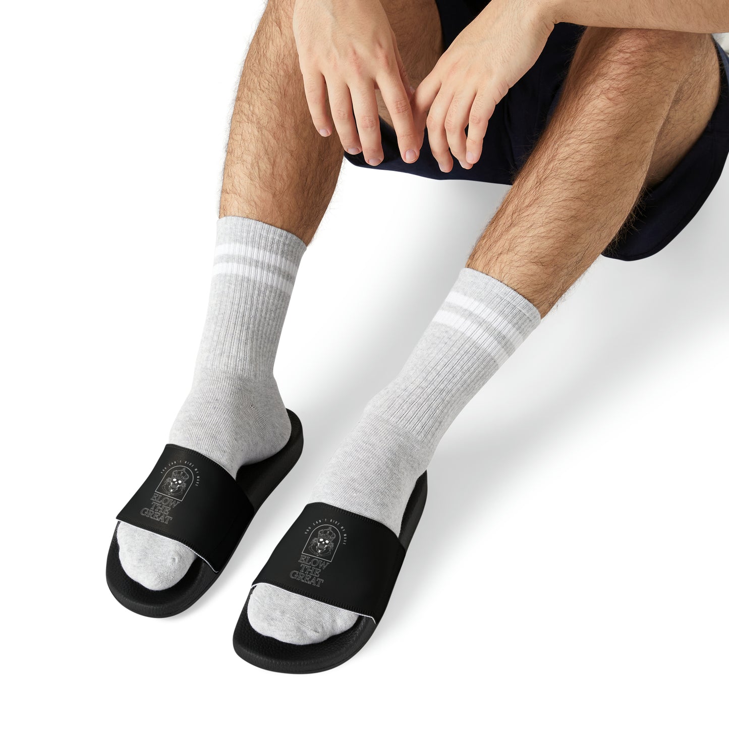 You Can’t Ride My Wave - Men's PU Slide Sandals
