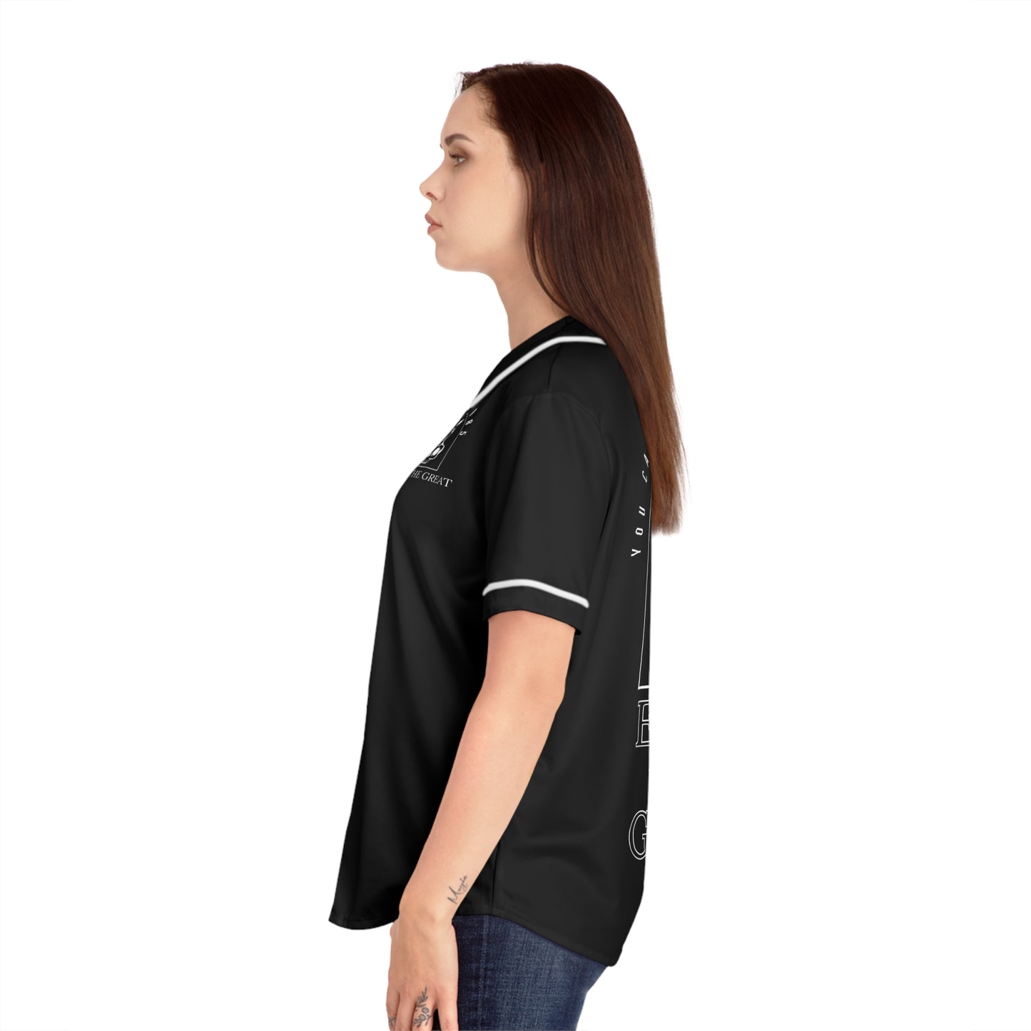 You Can’t Ride My Wave- Women's Baseball Jersey (AOP)
