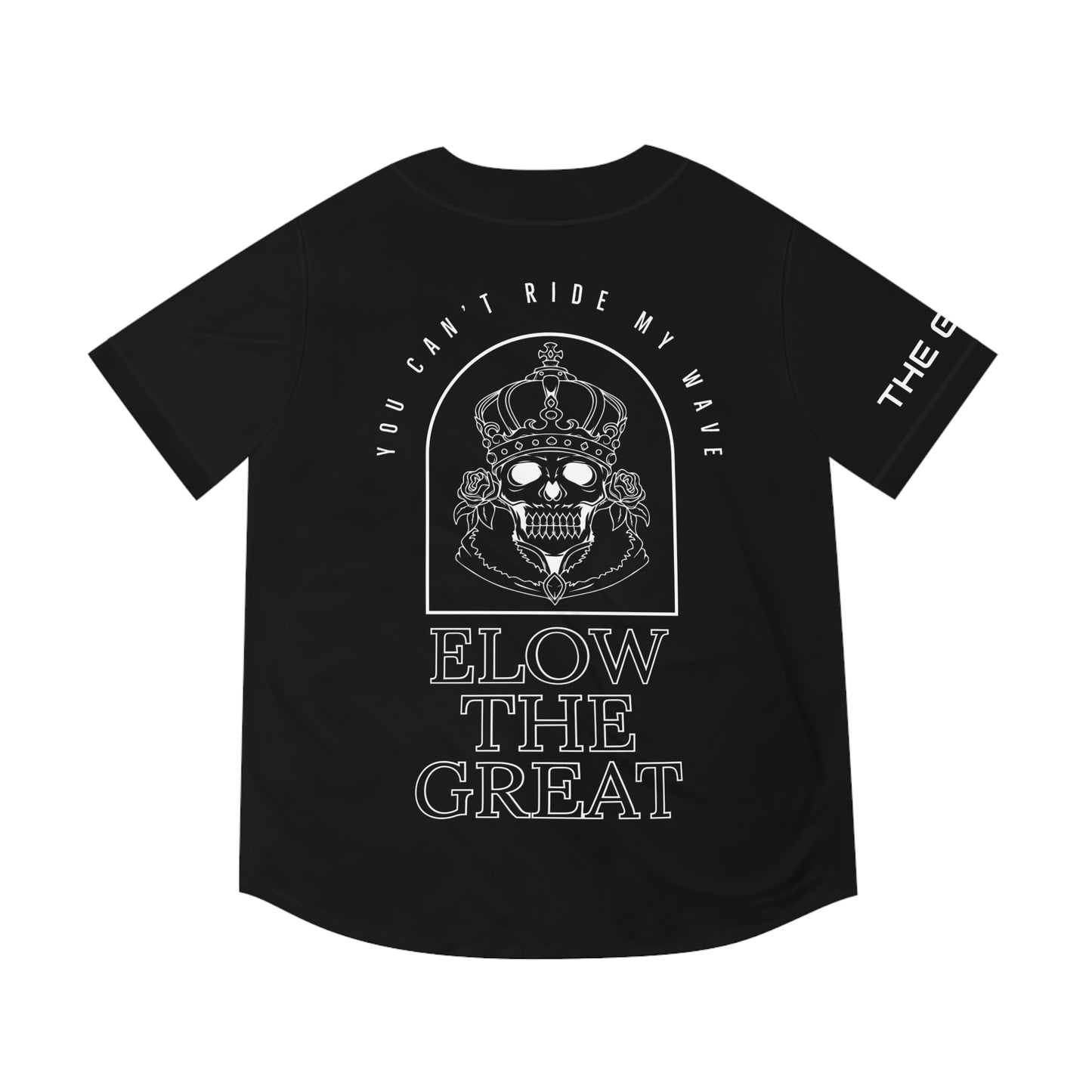 You Can’t Ride My Wave - Men's Baseball Jersey (AOP)