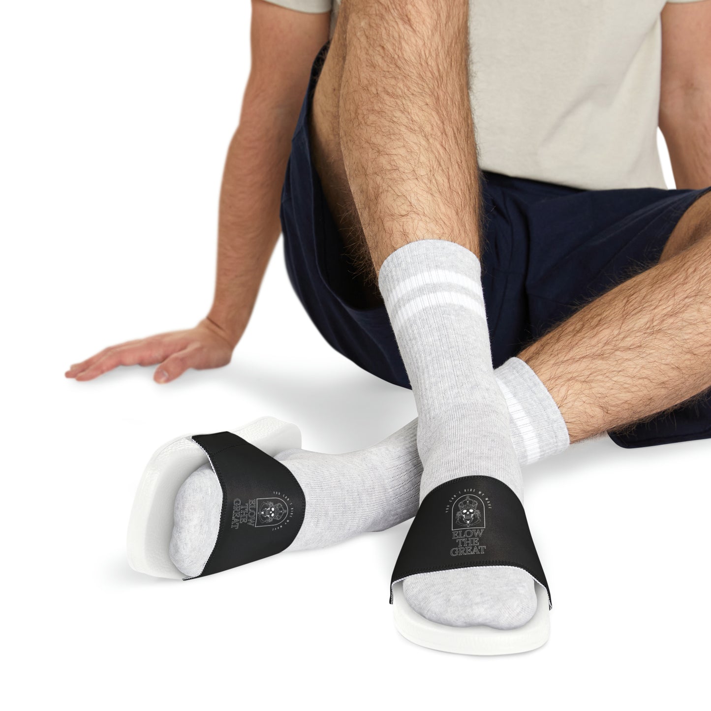 You Can’t Ride My Wave - Men's PU Slide Sandals