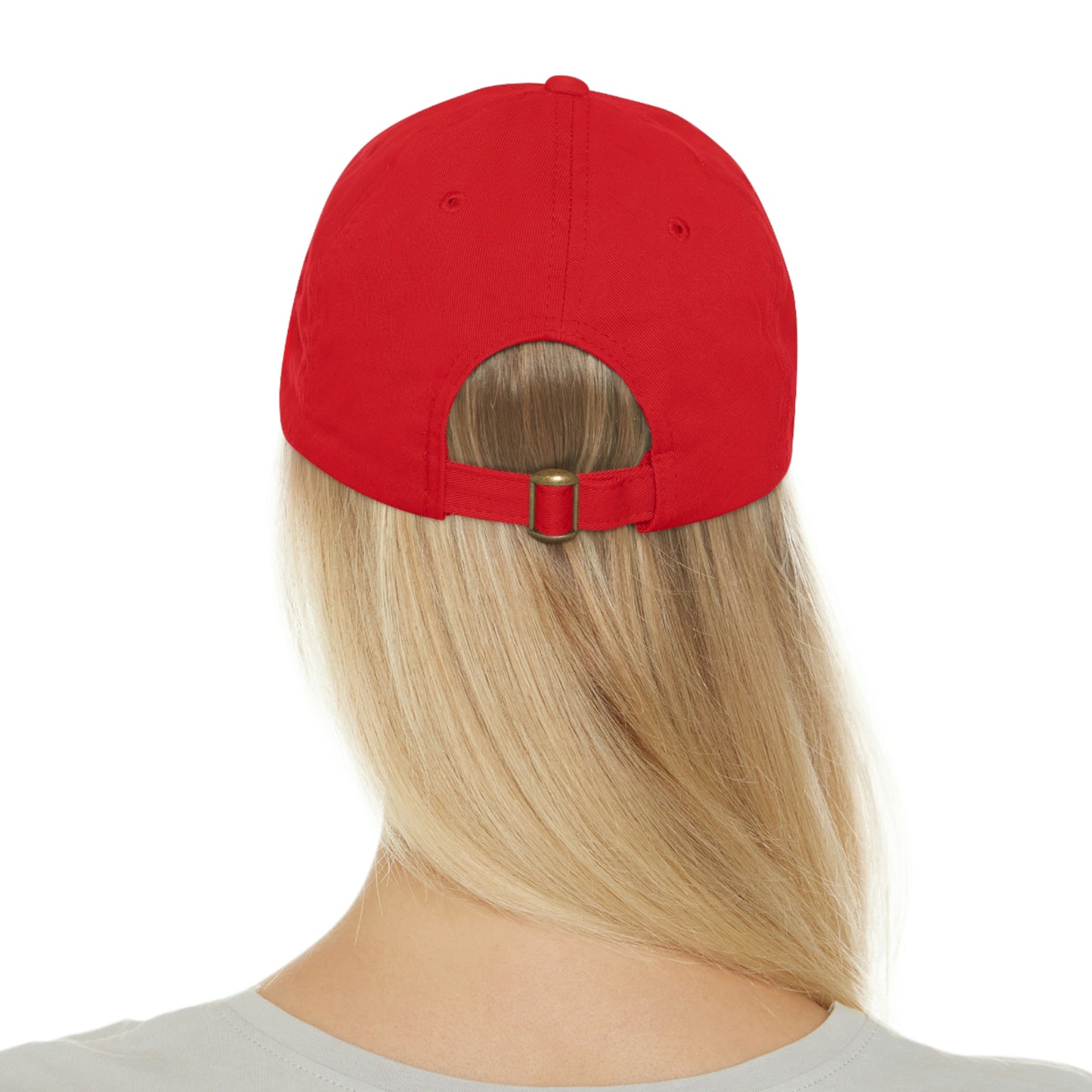 ETG- Dad Hat with Leather Patch (Round)