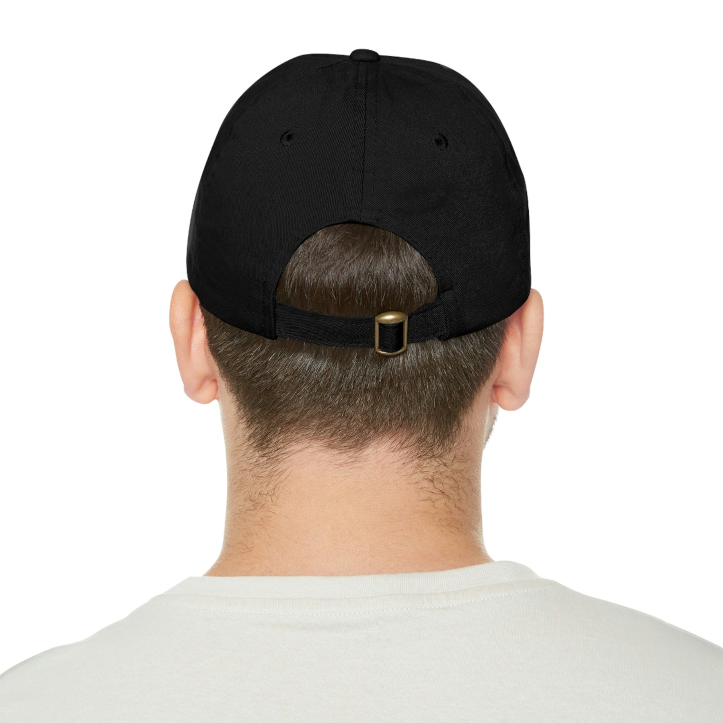 ETG- Dad Hat with Leather Patch (Round)