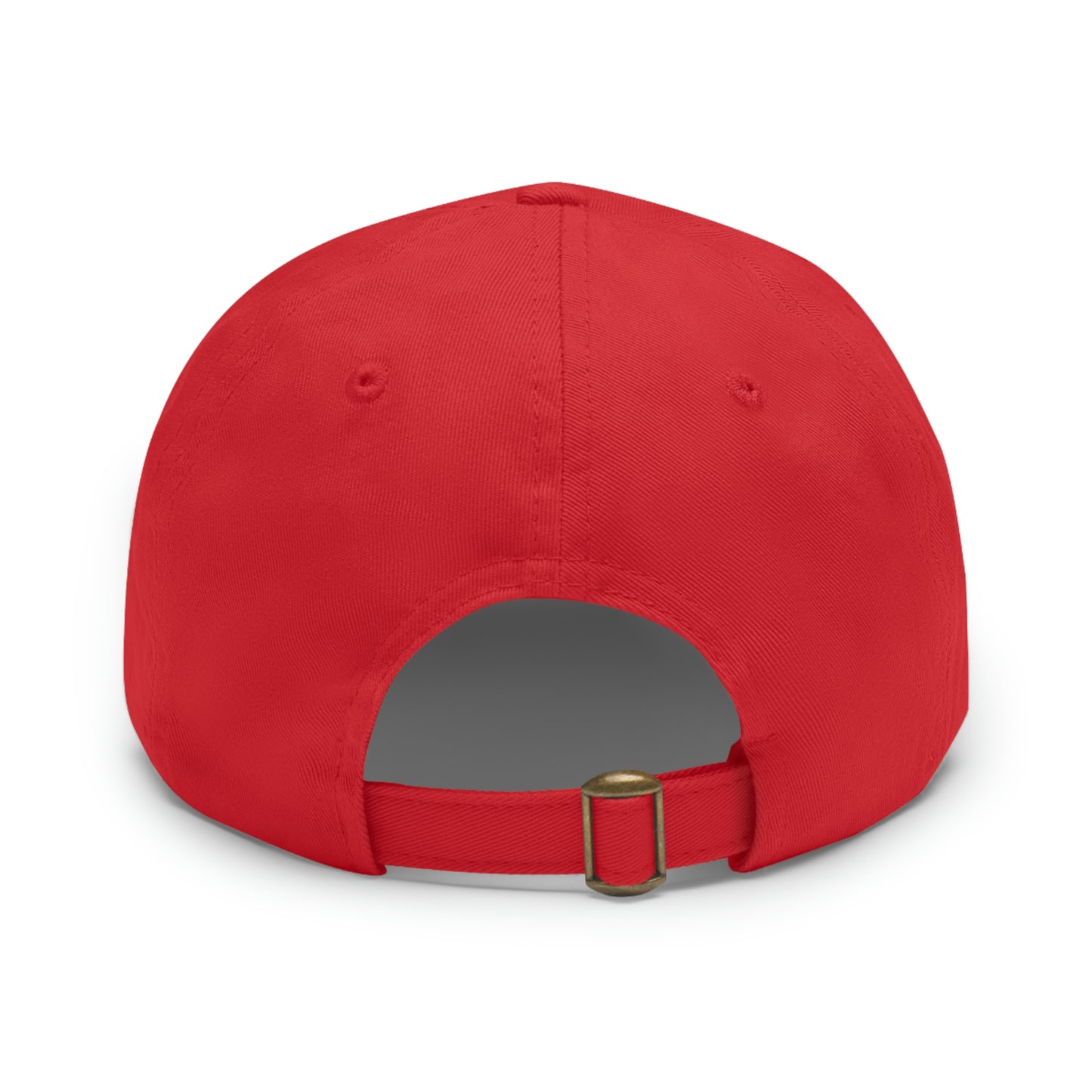 ETG- Dad Hat with Leather Patch (Round)